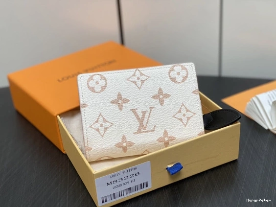 VUITTON WALLET-11*8.5*3.5cm milky LOUIS way 0823